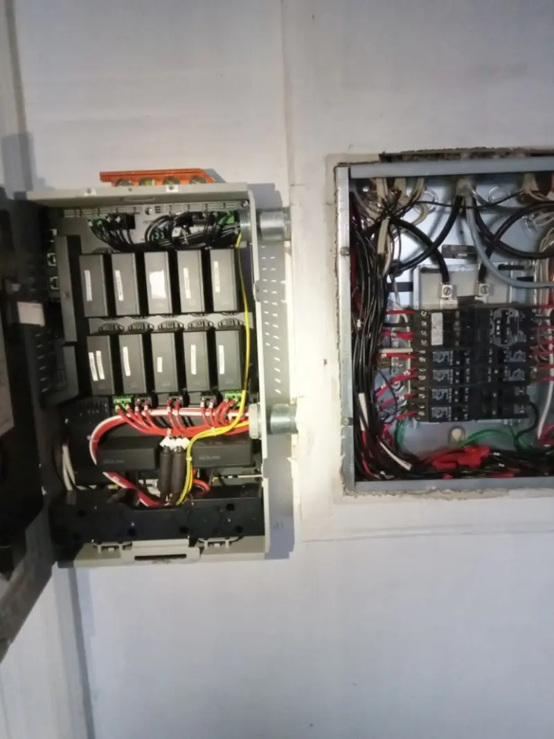 Electrical panel upgrade completed for Indoor Lighting Installation in Collinsville